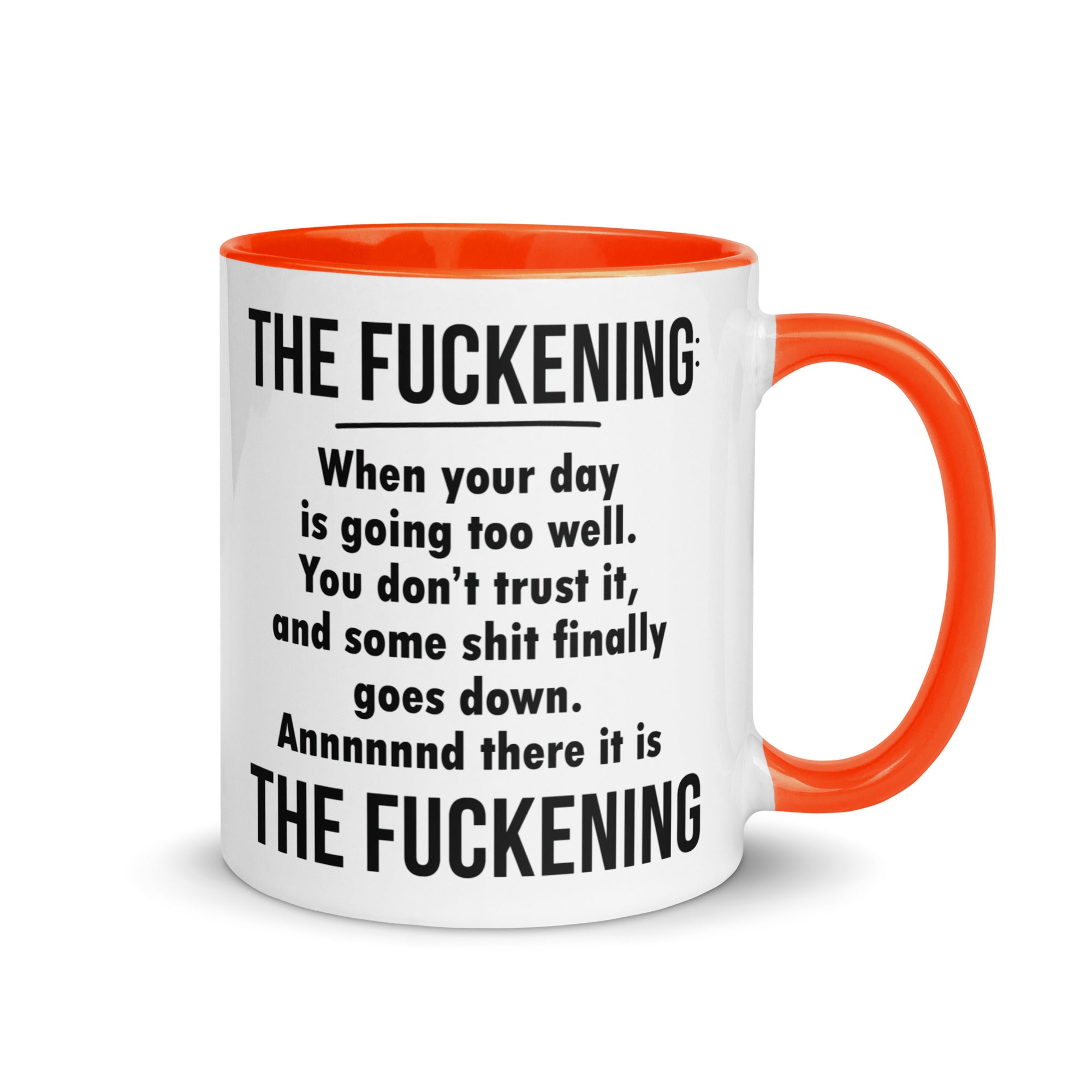 FUCKENING Mug with Color Inside-Phoenix Styles