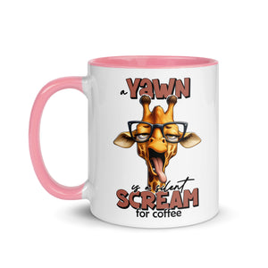 Yawn is a Silent Scream for Coffee Mug-Phoenix Styles