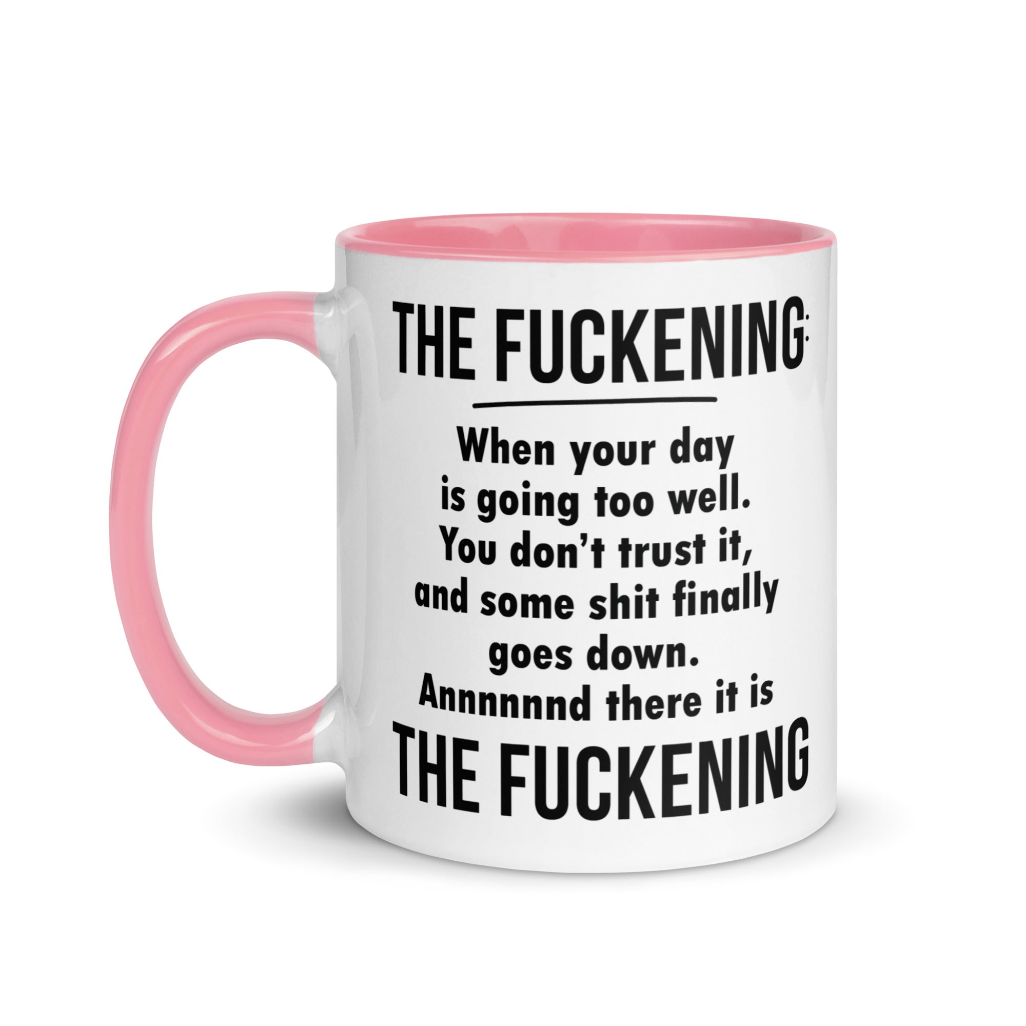 FUCKENING Mug with Color Inside-Phoenix Styles