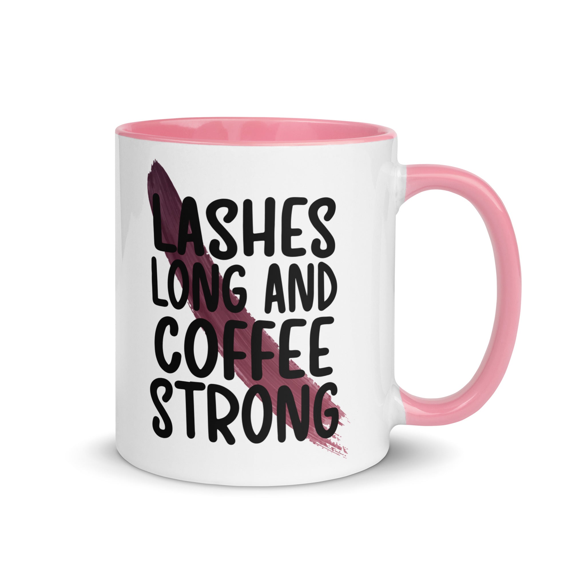 Lashes Long and Coffee Strong Mug-Phoenix Styles