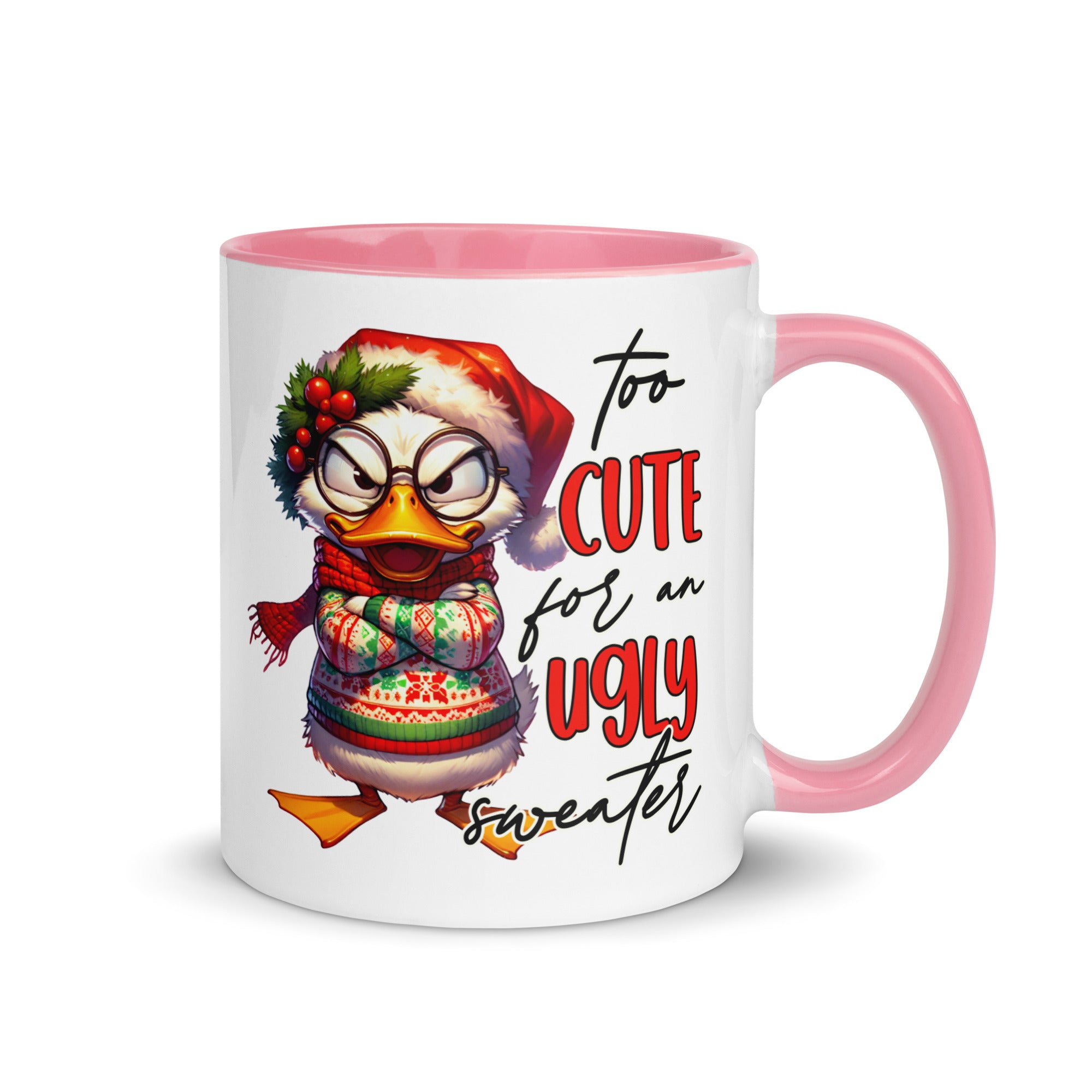 Too Cute For An Ugly Sweater Mug-Phoenix Styles