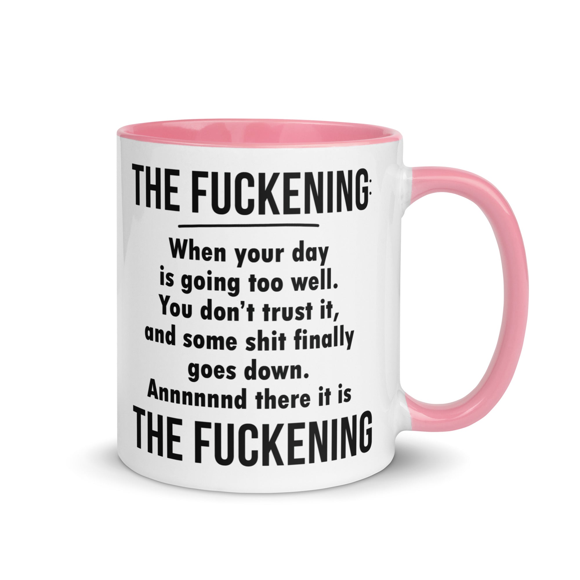 FUCKENING Mug with Color Inside-Phoenix Styles