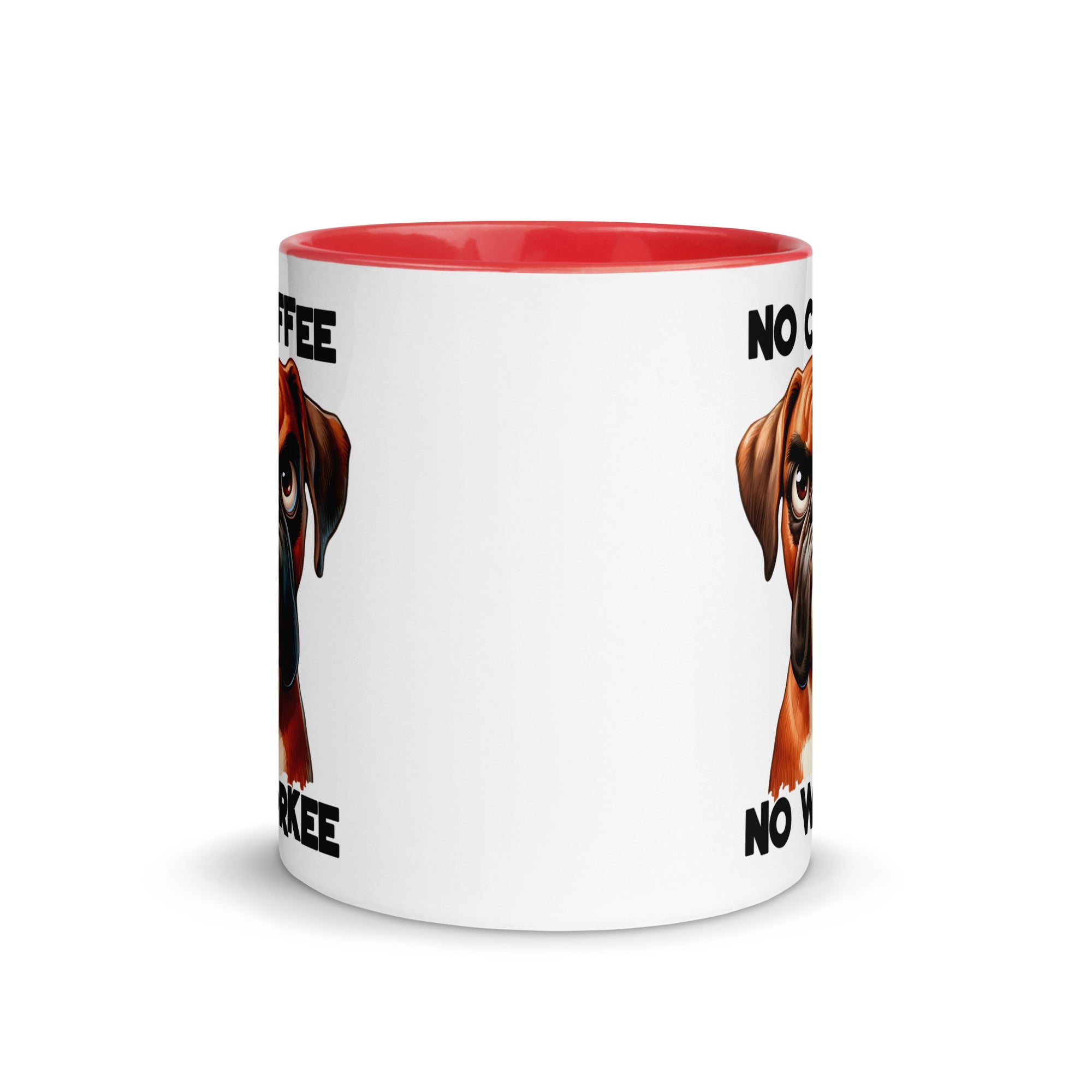 No Coffee No Workee- Bull Dog Mug-Phoenix Styles