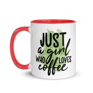 Just A Girl Who Loves Coffee Mug-Phoenix Styles