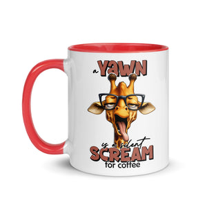 Yawn is a Silent Scream for Coffee Mug-Phoenix Styles