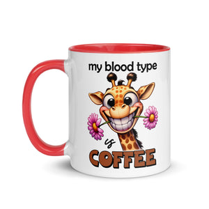 Blood Type is Coffee Mug-Phoenix Styles