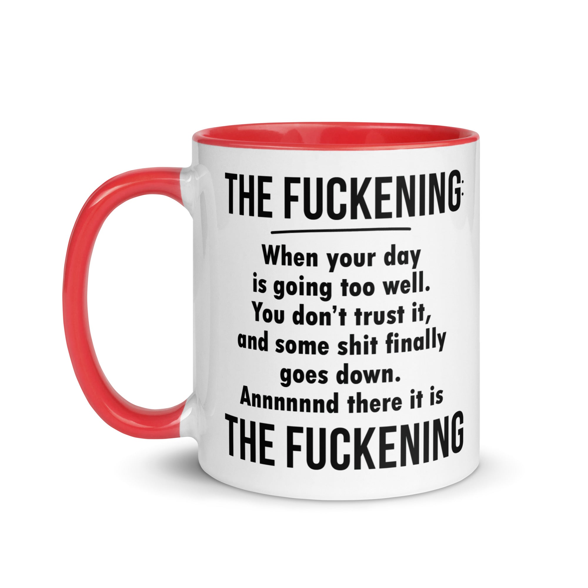 FUCKENING Mug with Color Inside-Phoenix Styles