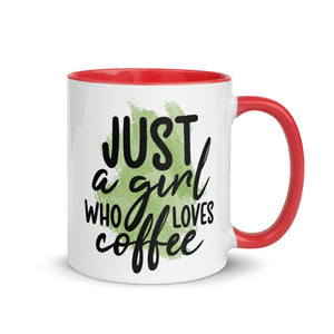 Just A Girl Who Loves Coffee Mug-Phoenix Styles