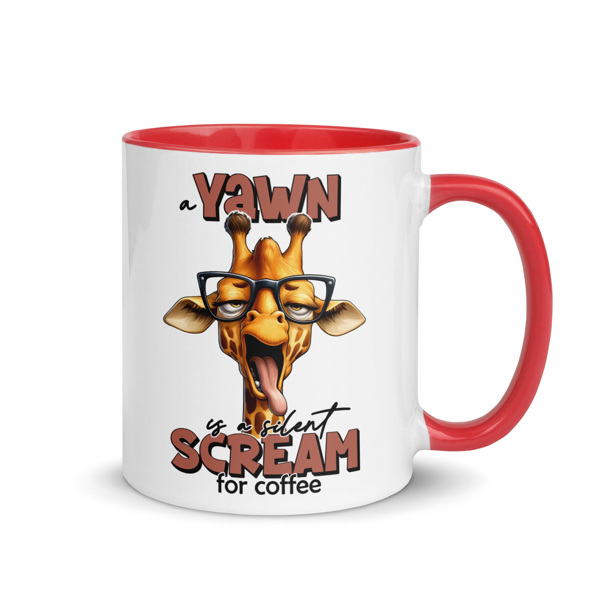 Yawn is a Silent Scream for Coffee Mug-Phoenix Styles