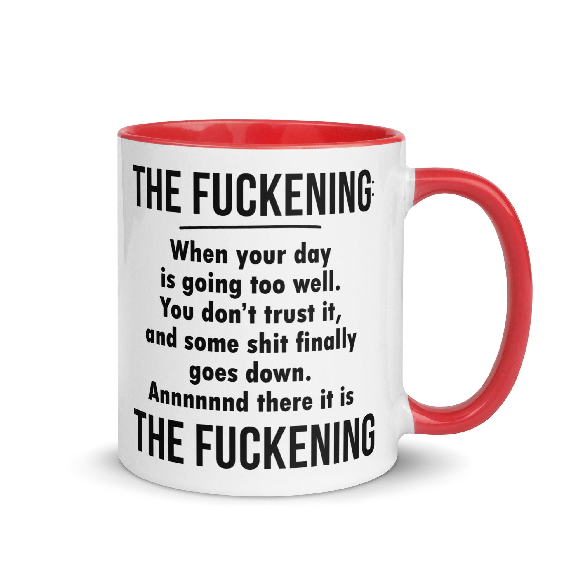 FUCKENING Mug with Color Inside-Phoenix Styles