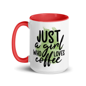 Just A Girl Who Loves Coffee Mug-Phoenix Styles