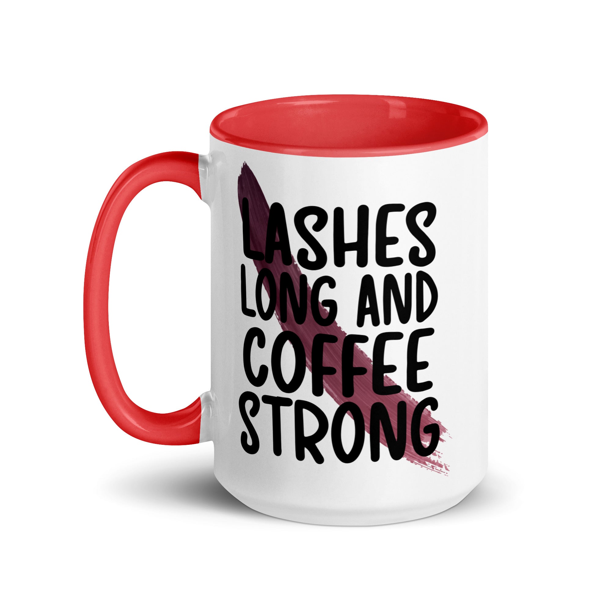 Lashes Long and Coffee Strong Mug-Phoenix Styles