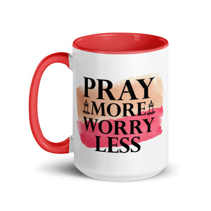 Pray More Worry Less Mug-Phoenix Styles