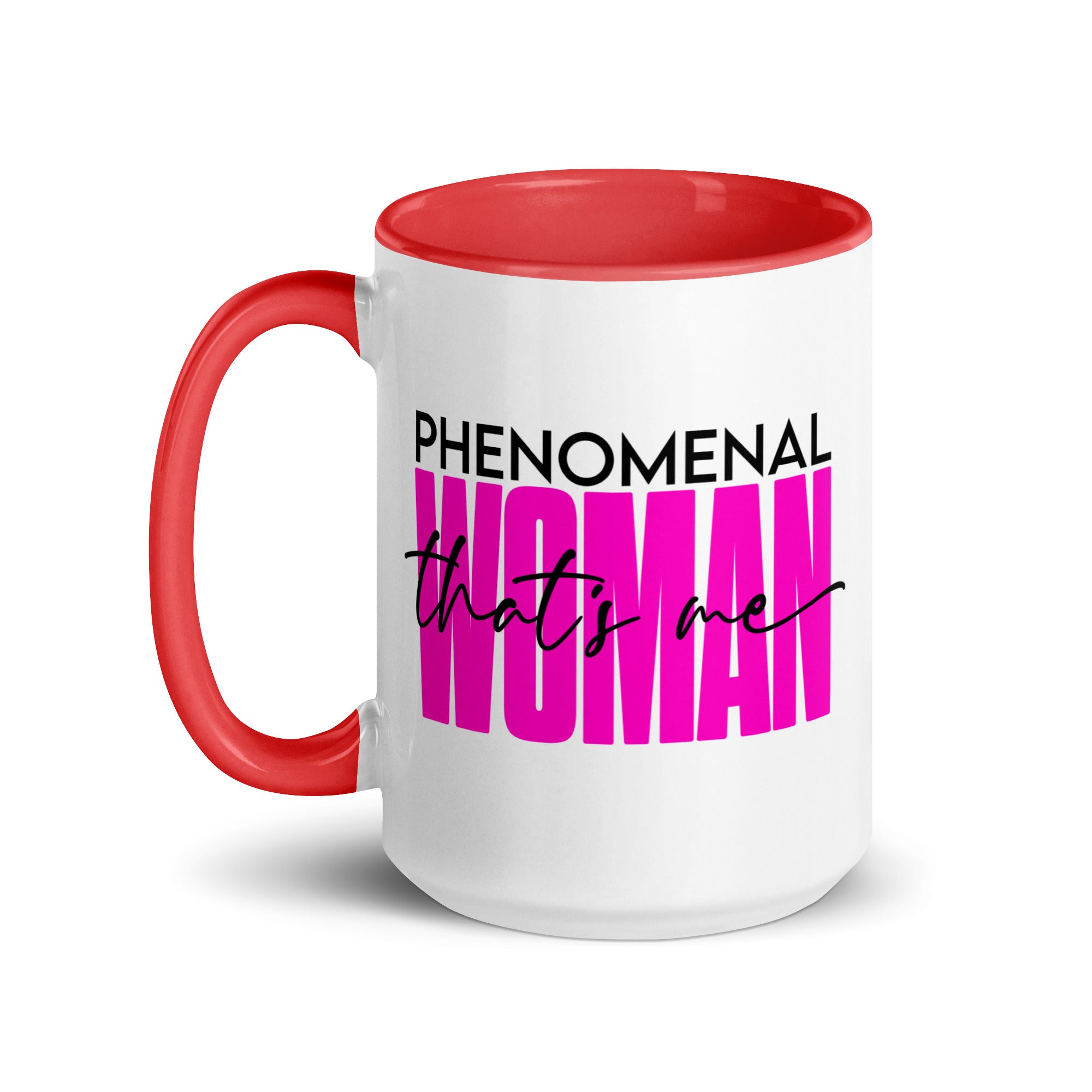 Phenomenal Woman Mug with Color Inside-Phoenix Styles