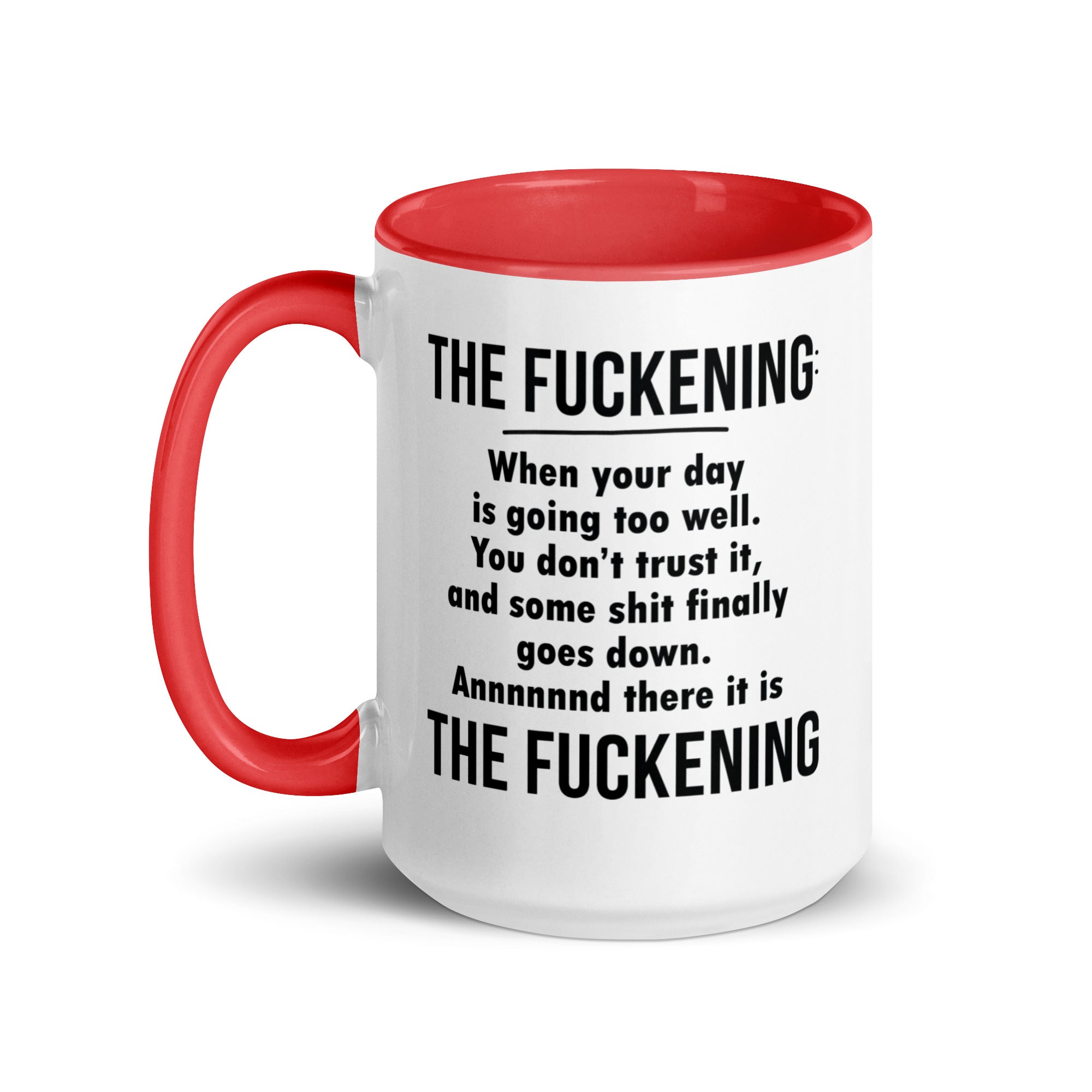 FUCKENING Mug with Color Inside-Phoenix Styles