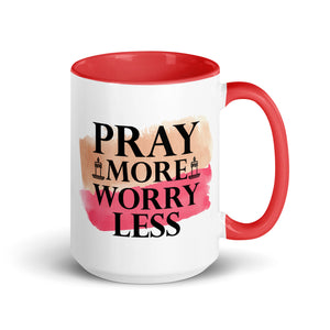 Pray More Worry Less Mug-Phoenix Styles