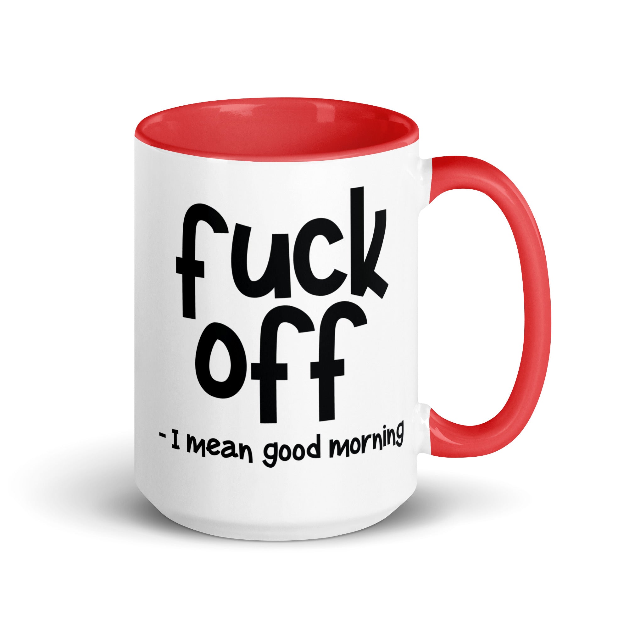 Fuck Off Mug with Color Inside-Phoenix Styles