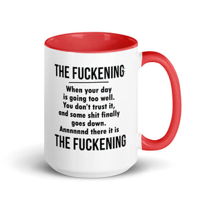 FUCKENING Mug with Color Inside-Phoenix Styles