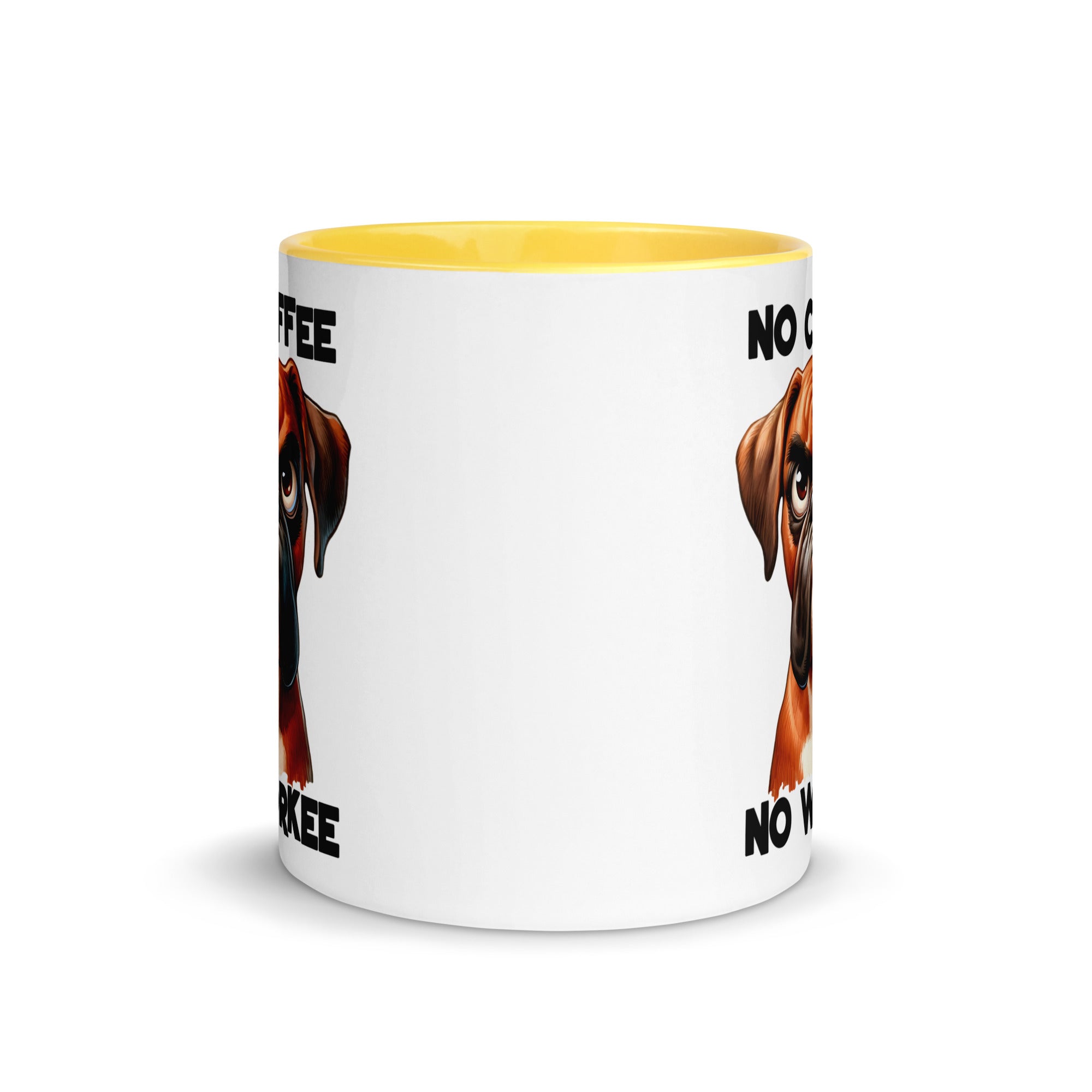 No Coffee No Workee- Bull Dog Mug-Phoenix Styles