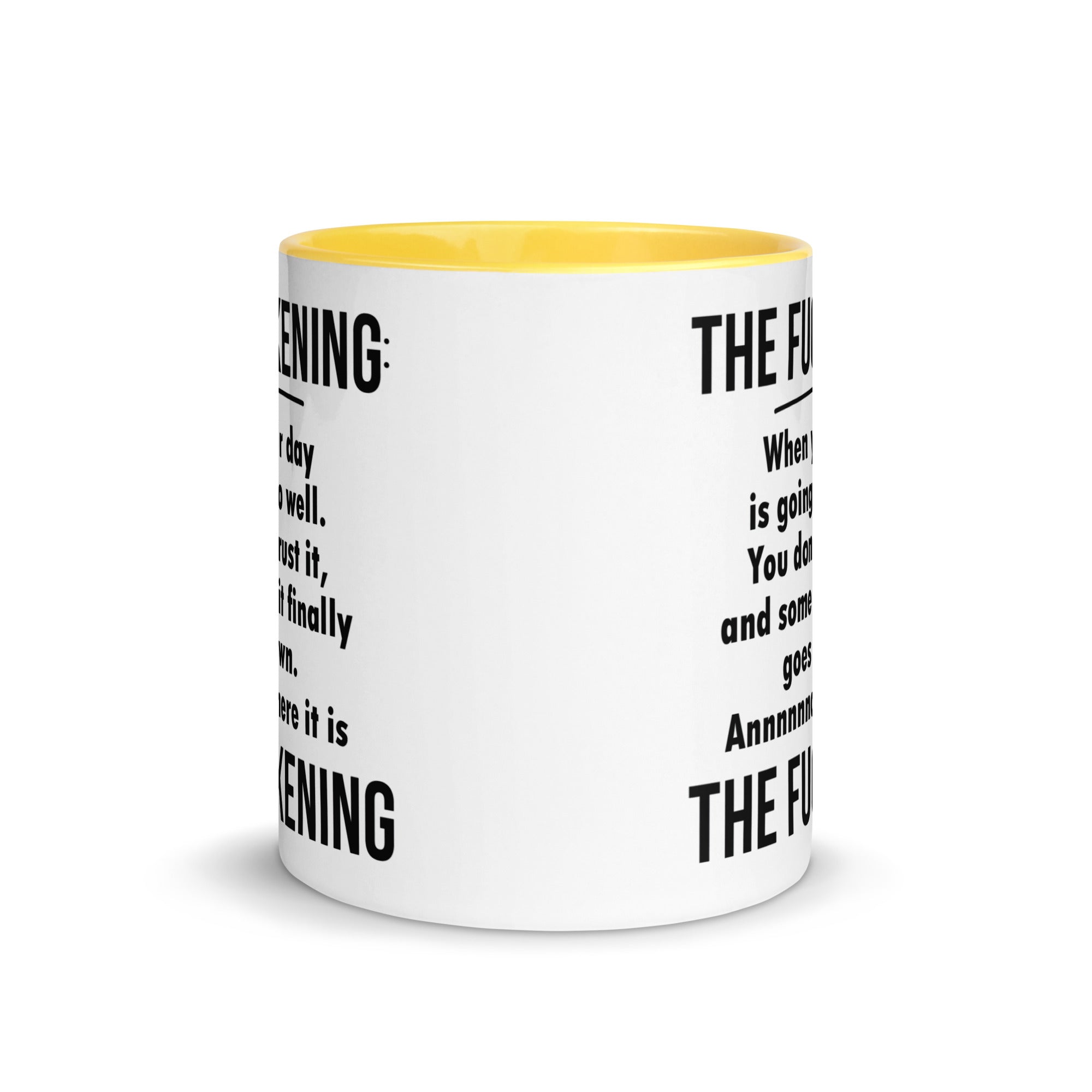 FUCKENING Mug with Color Inside-Phoenix Styles