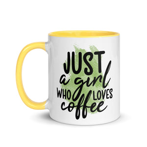 Just A Girl Who Loves Coffee Mug-Phoenix Styles