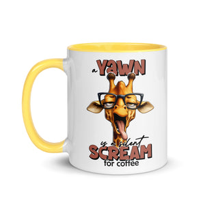 Yawn is a Silent Scream for Coffee Mug-Phoenix Styles