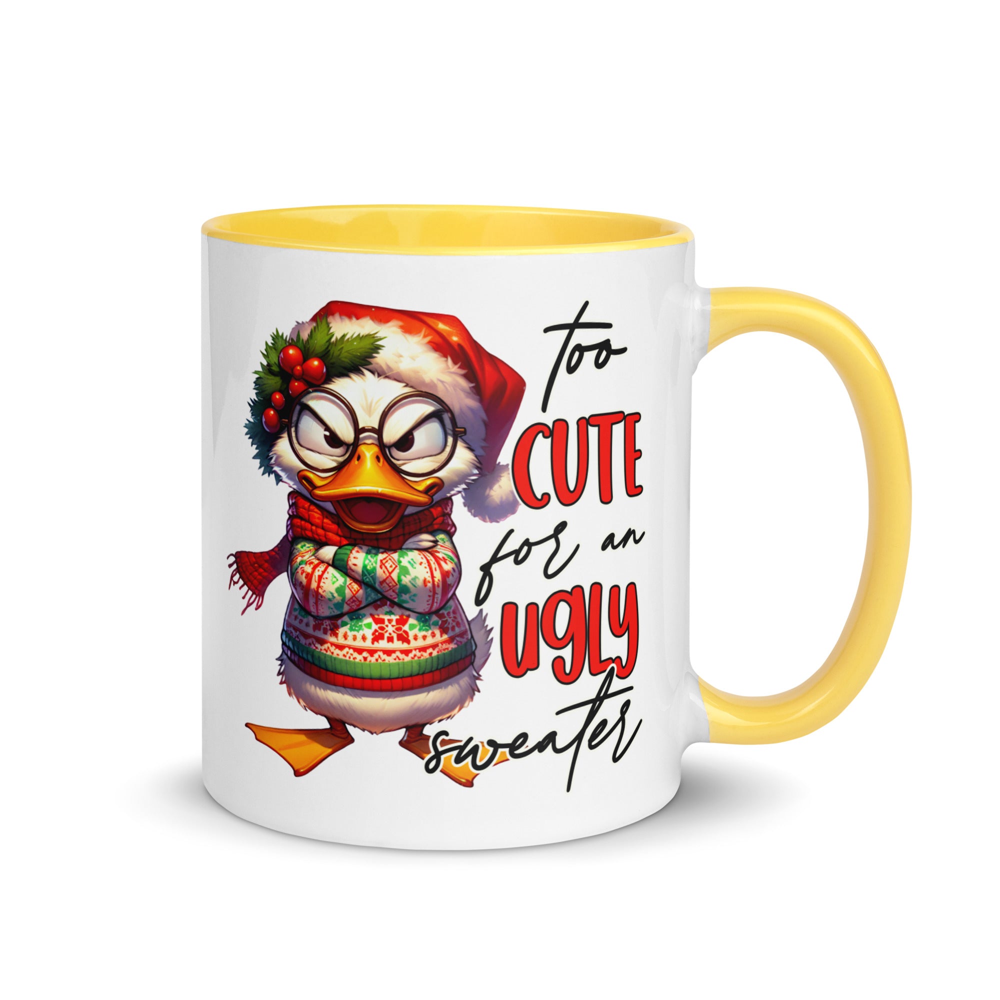 Too Cute For An Ugly Sweater Mug-Phoenix Styles