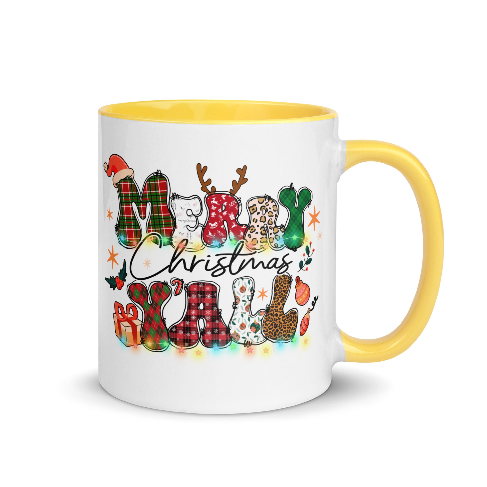 Merry Christmas Yall Mug with Color Inside-Phoenix Styles