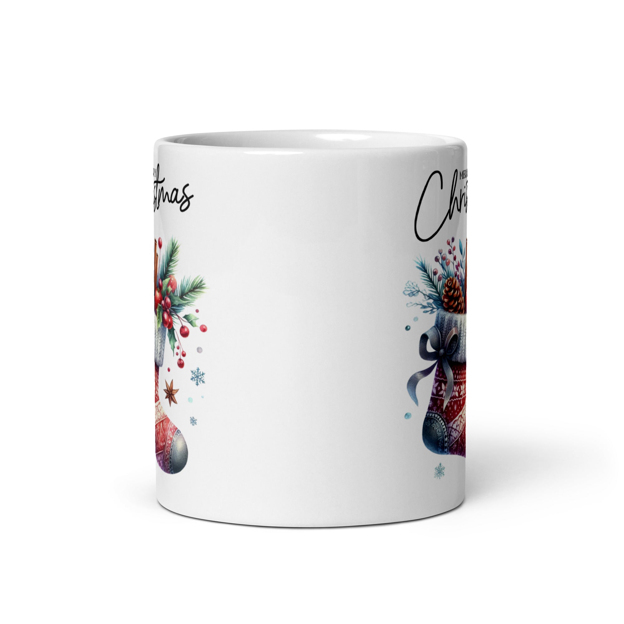 Merry Christmas glossy mug-Phoenix Styles