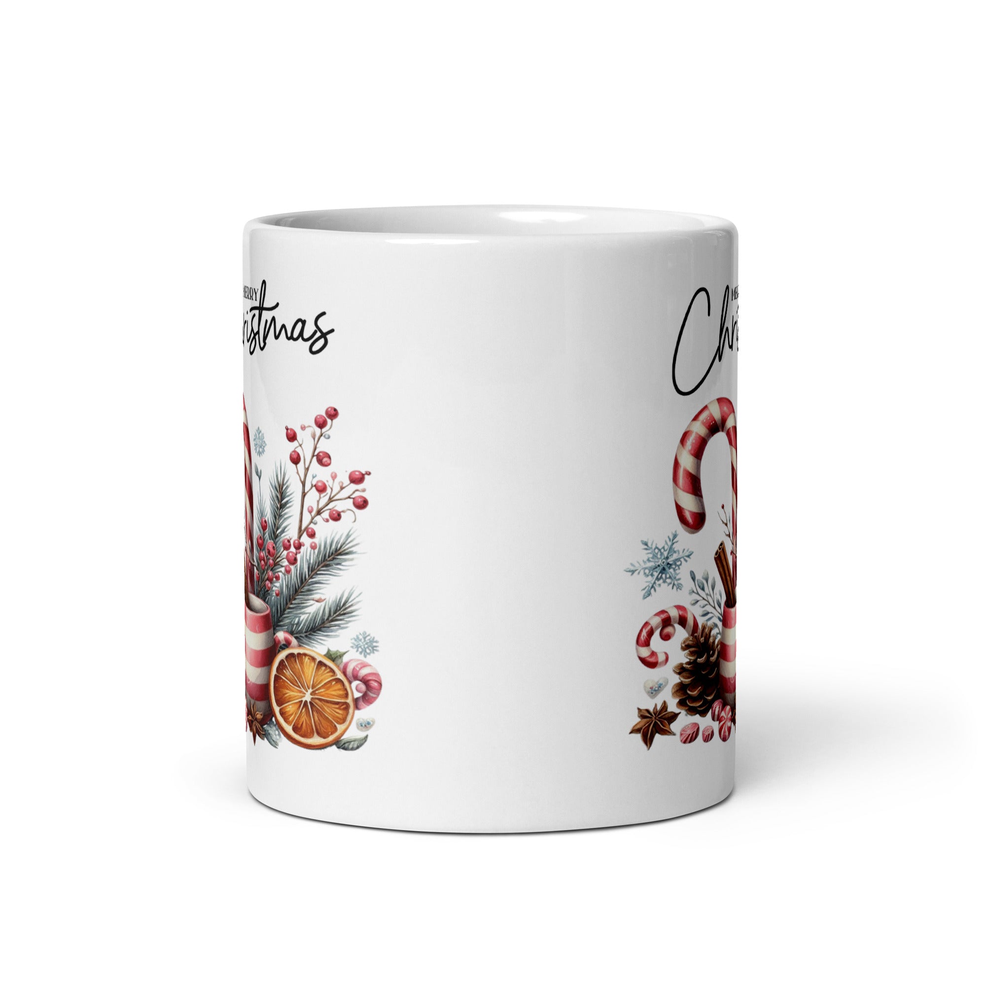 Merry Christmas Glossy Mug-Phoenix Styles