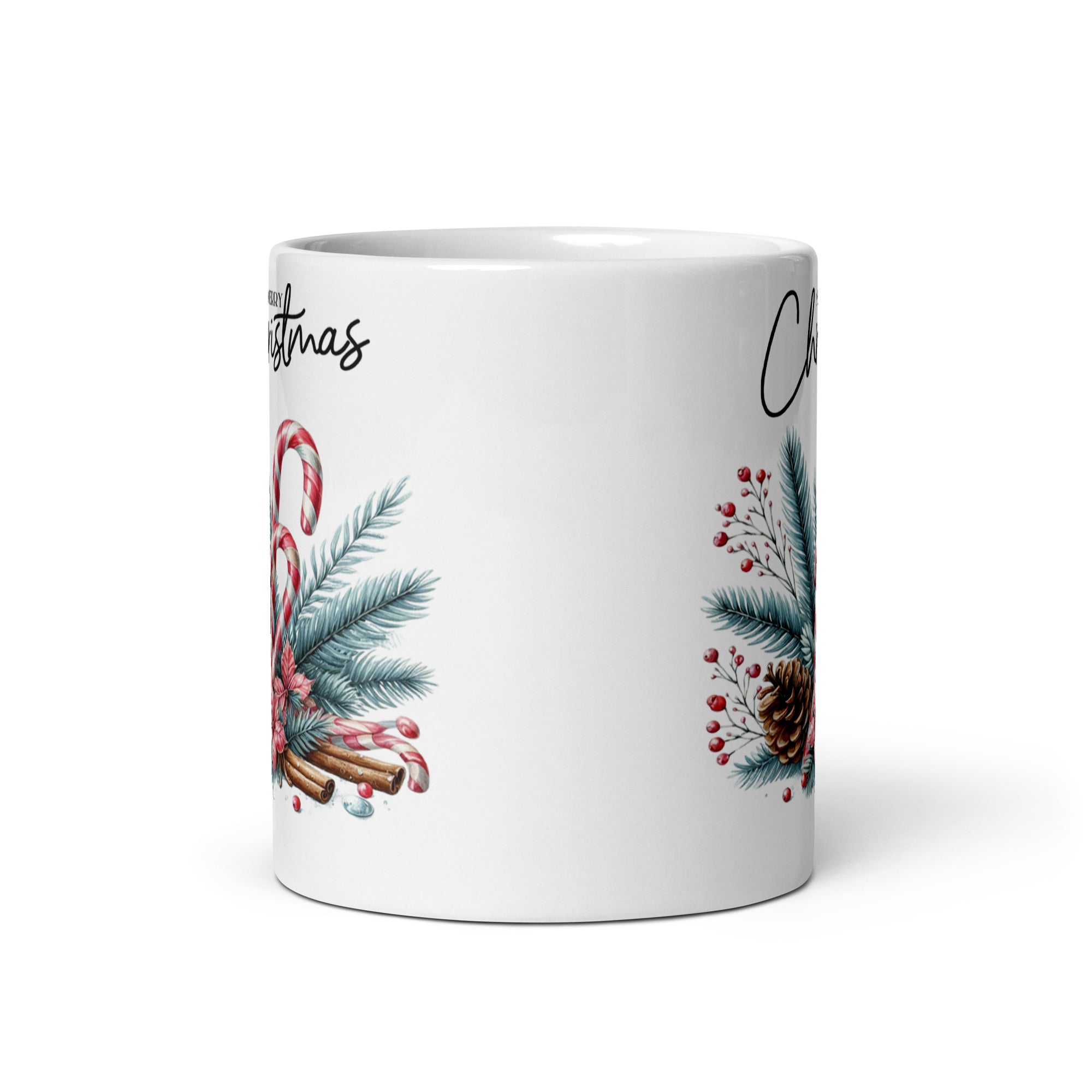 Merry Christmas glossy mug-Phoenix Styles