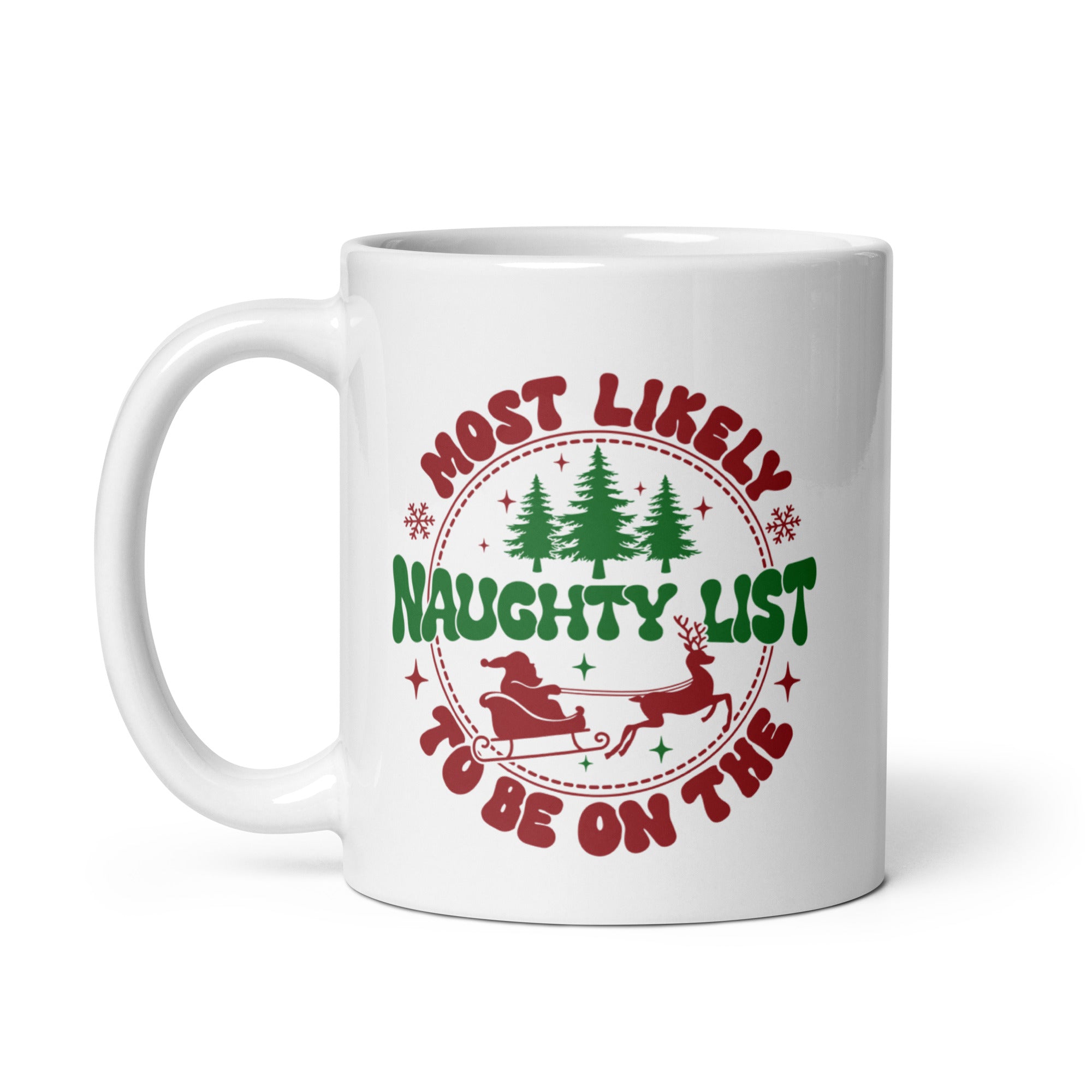 Most Likely To Be On The Naughty List White glossy mug-Phoenix Styles