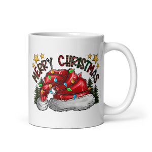 Merry Xmas White glossy mug-Phoenix Styles