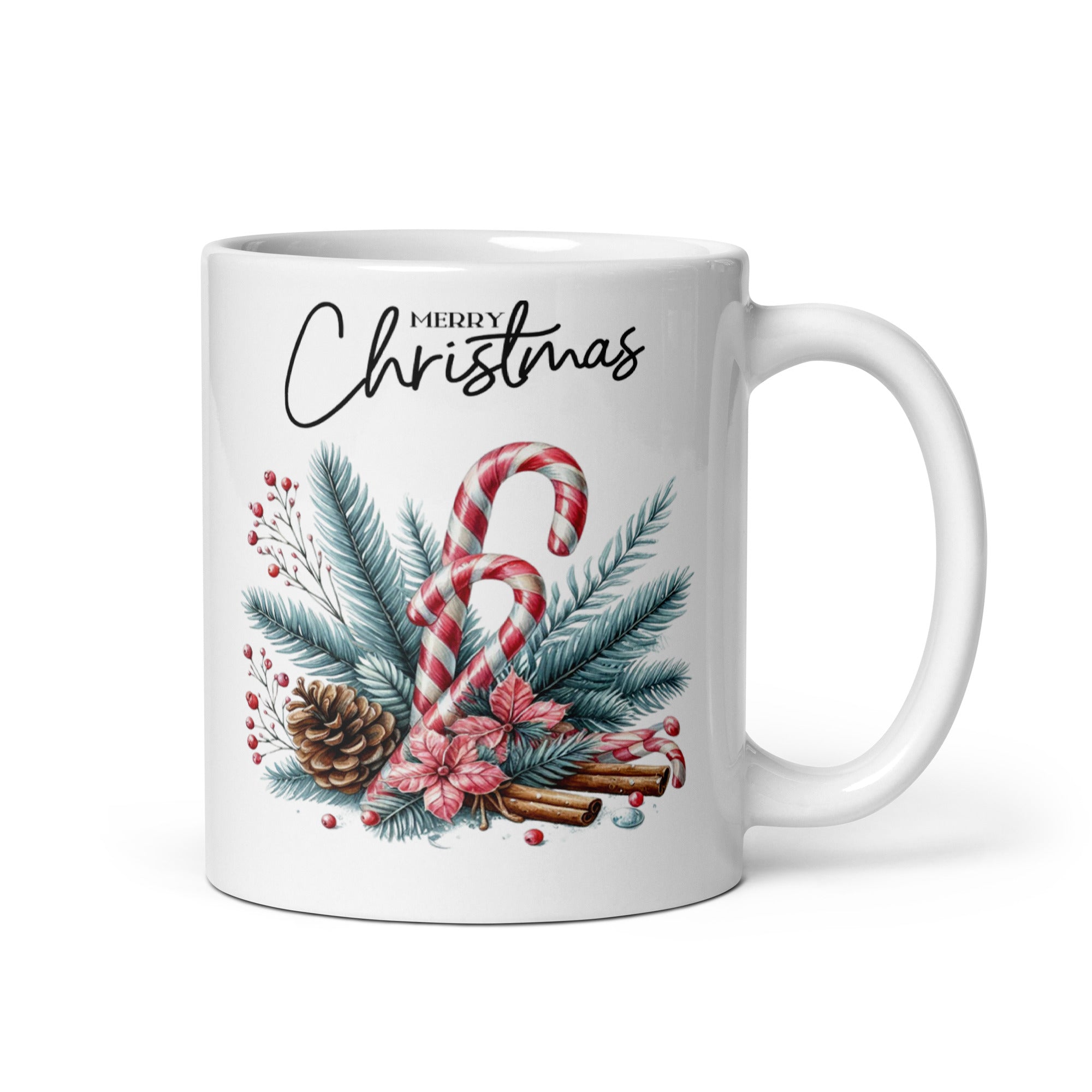 Merry Christmas glossy mug-Phoenix Styles