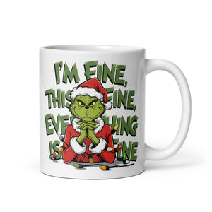 I'M Fine White glossy mug-Phoenix Styles