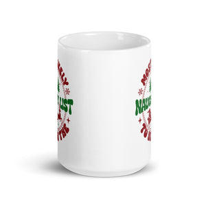 Most Likely To Be On The Naughty List White glossy mug-Phoenix Styles