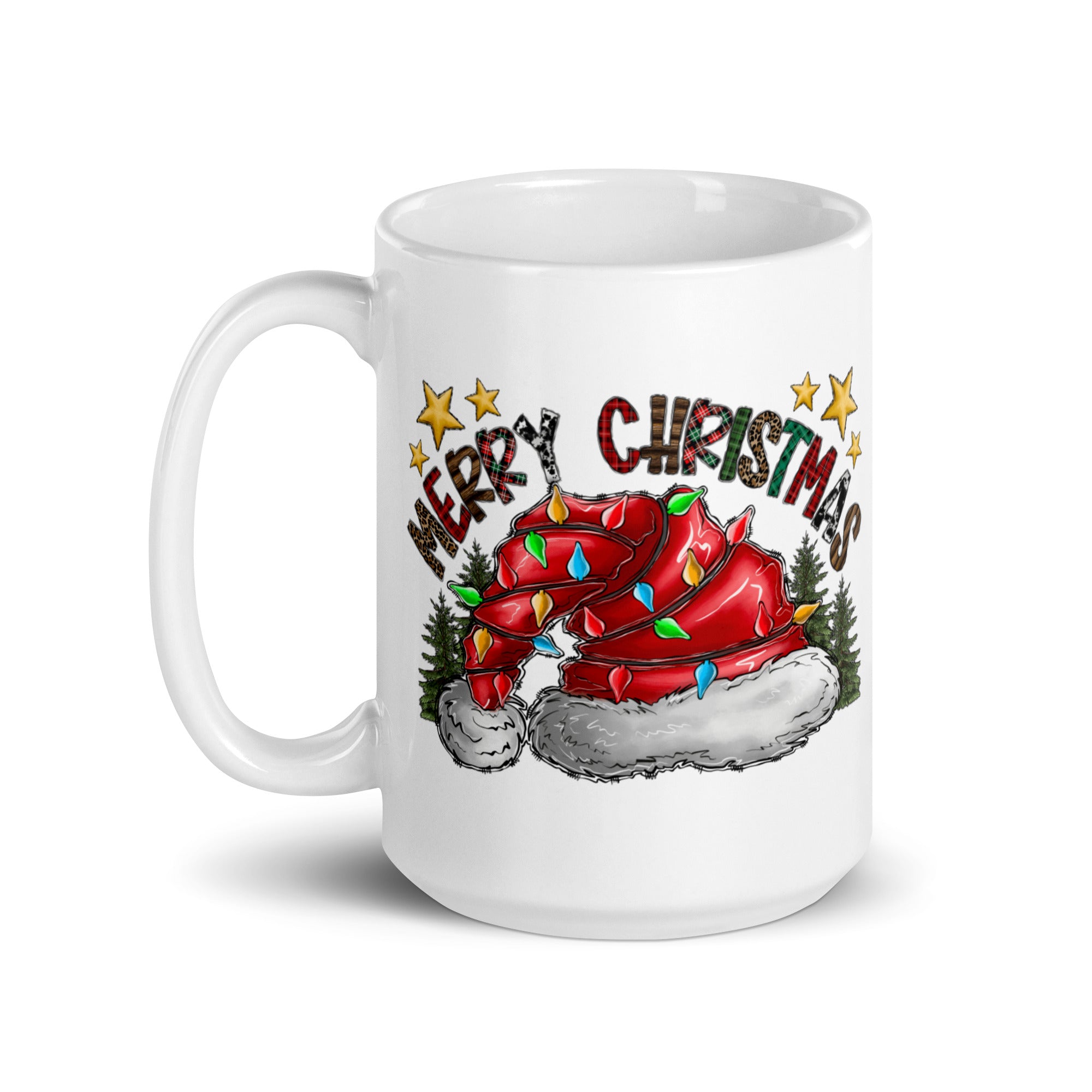 Merry Xmas White glossy mug-Phoenix Styles