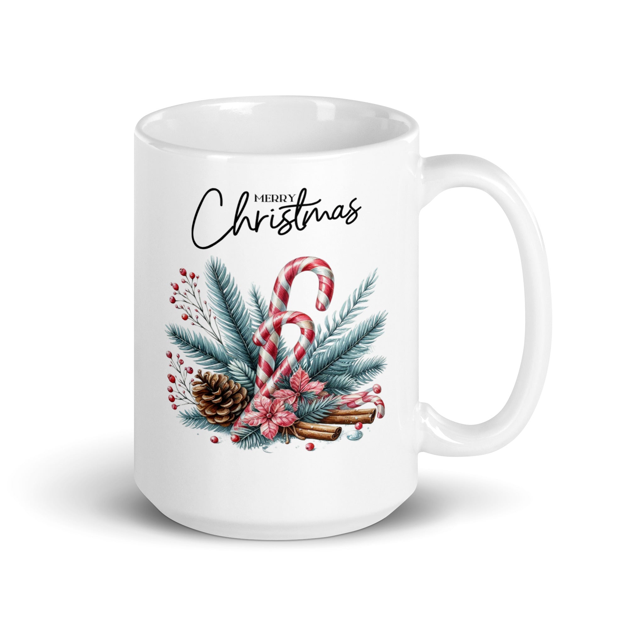 Merry Christmas glossy mug-Phoenix Styles