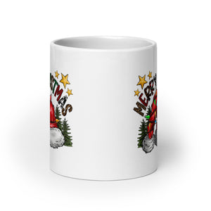 Merry Xmas White glossy mug-Phoenix Styles