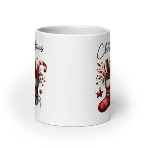 Merry Christmas White glossy mug-Phoenix Styles