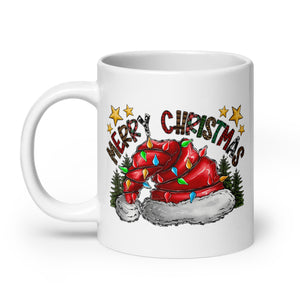 Merry Xmas White glossy mug-Phoenix Styles