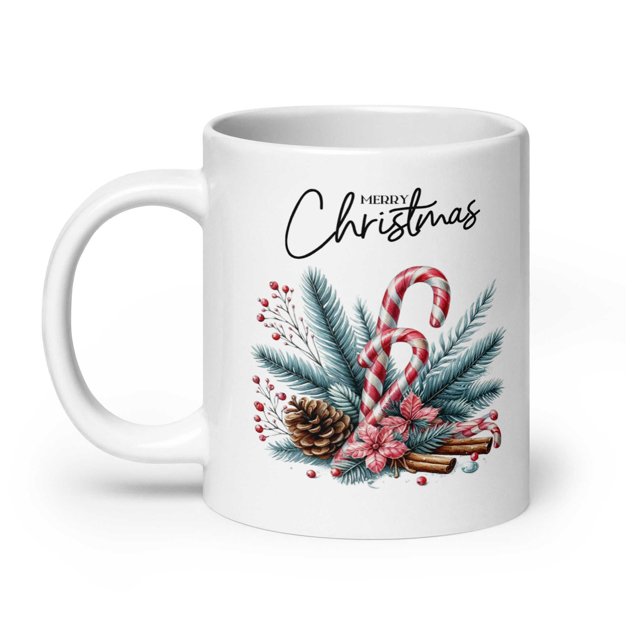 Merry Christmas glossy mug-Phoenix Styles