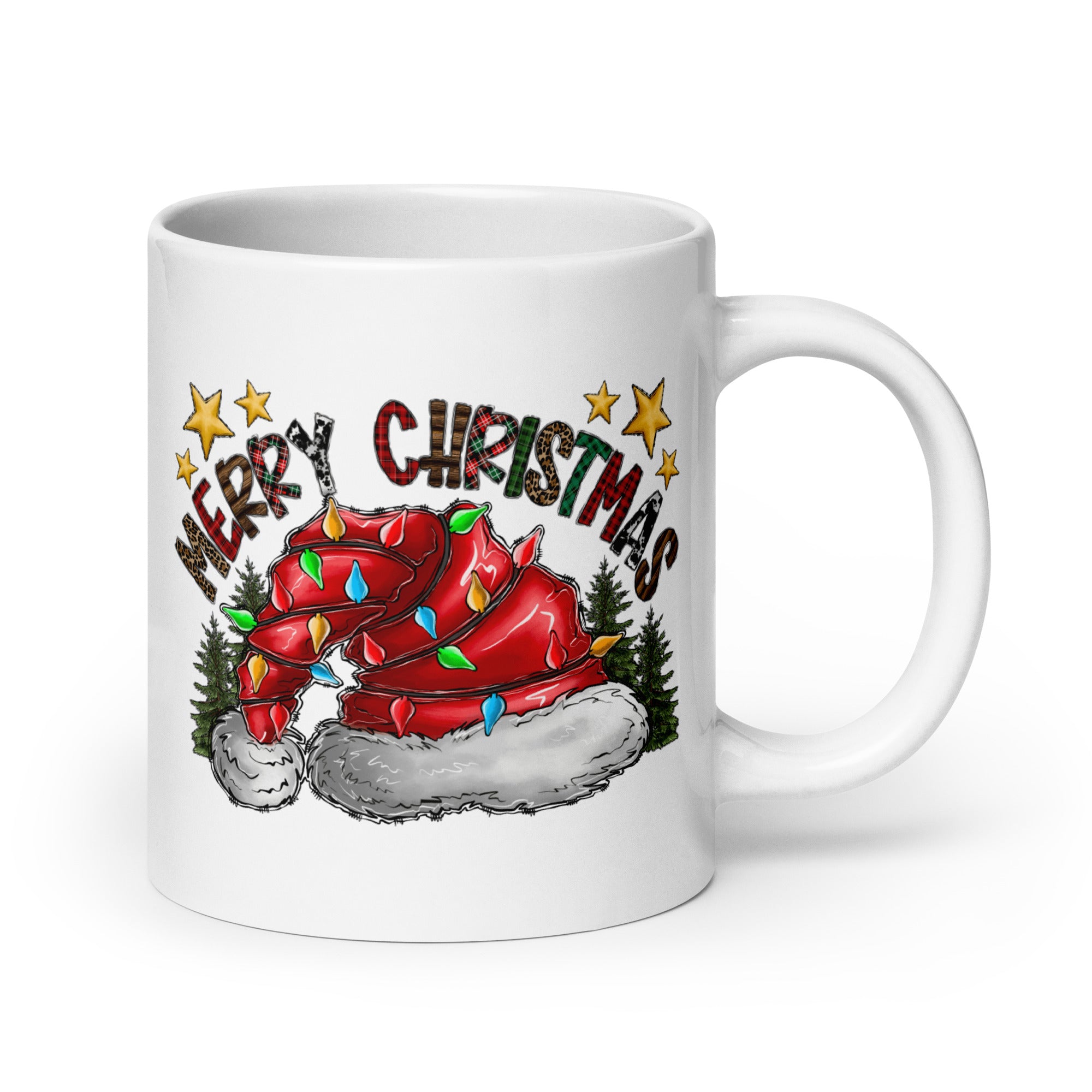 Merry Xmas White glossy mug-Phoenix Styles