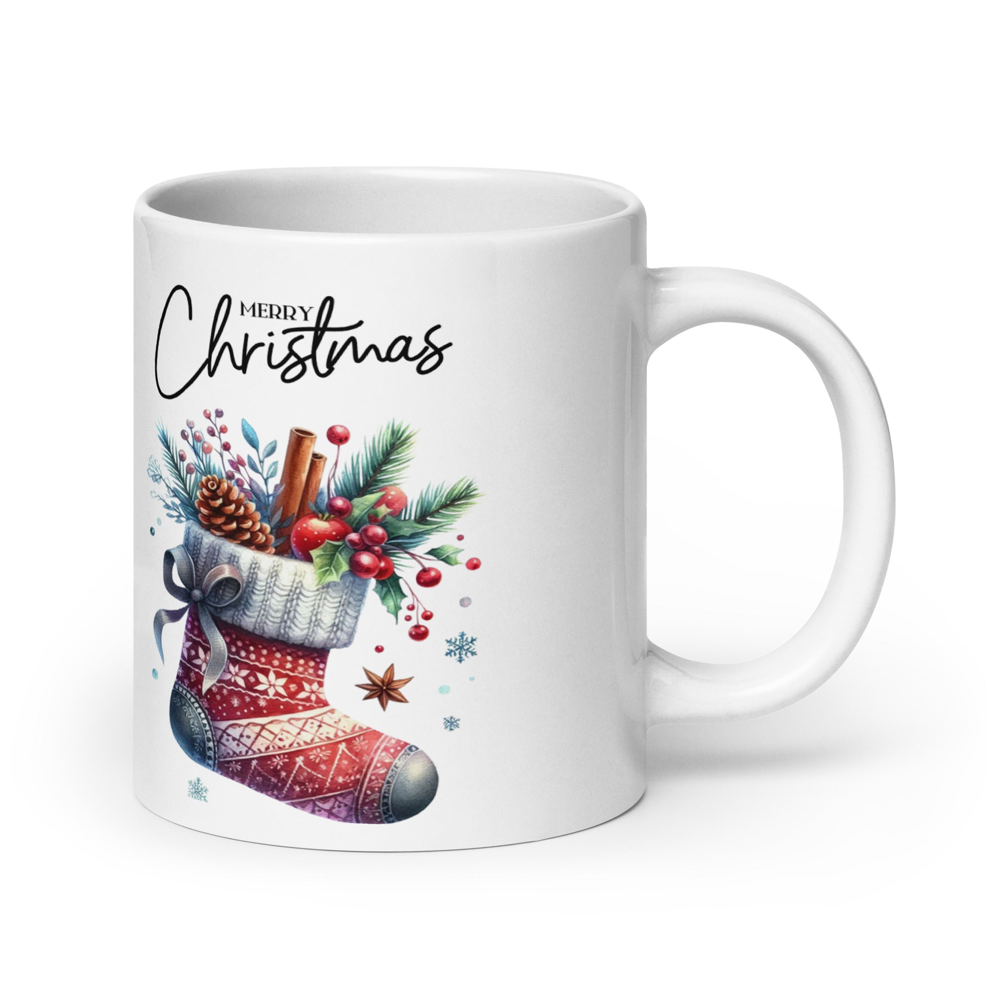 Merry Christmas glossy mug-Phoenix Styles