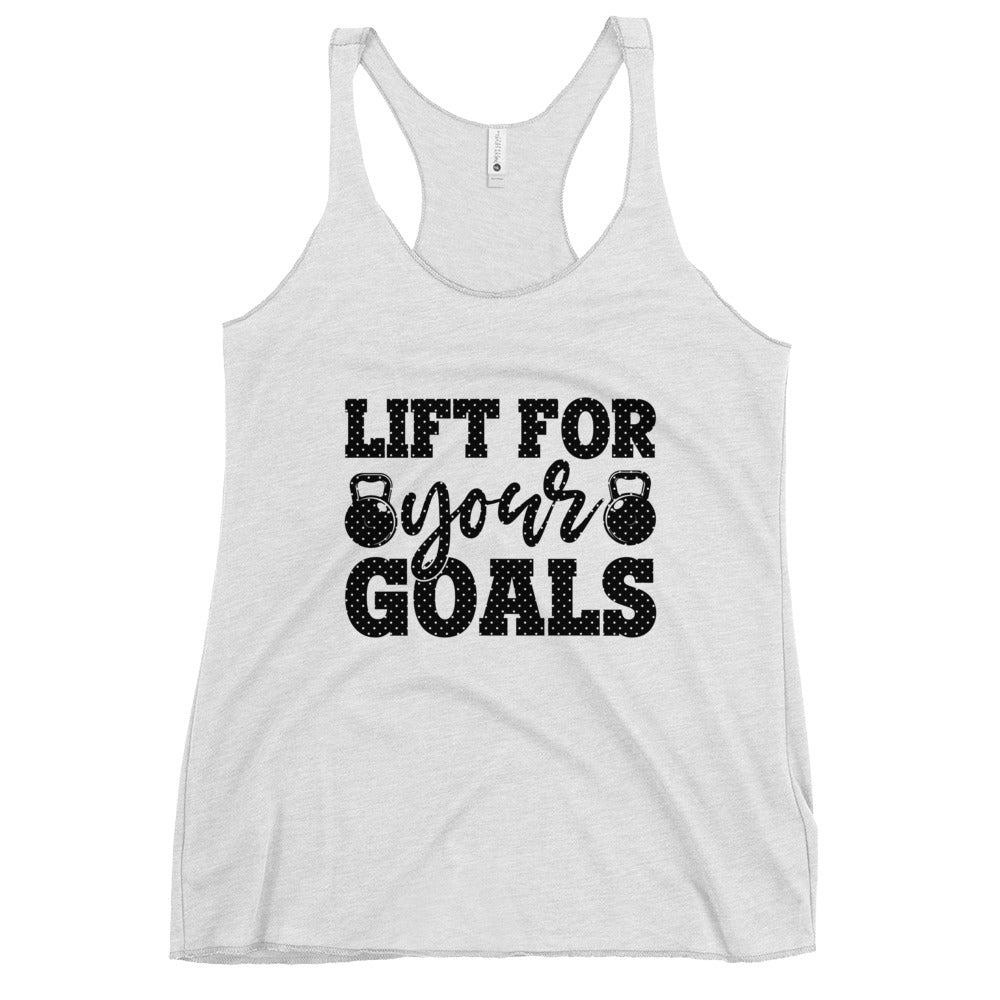 Lift For Your Goals Women's Racerback Tank-Phoenix Styles