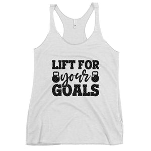 Lift For Your Goals Women's Racerback Tank-Phoenix Styles