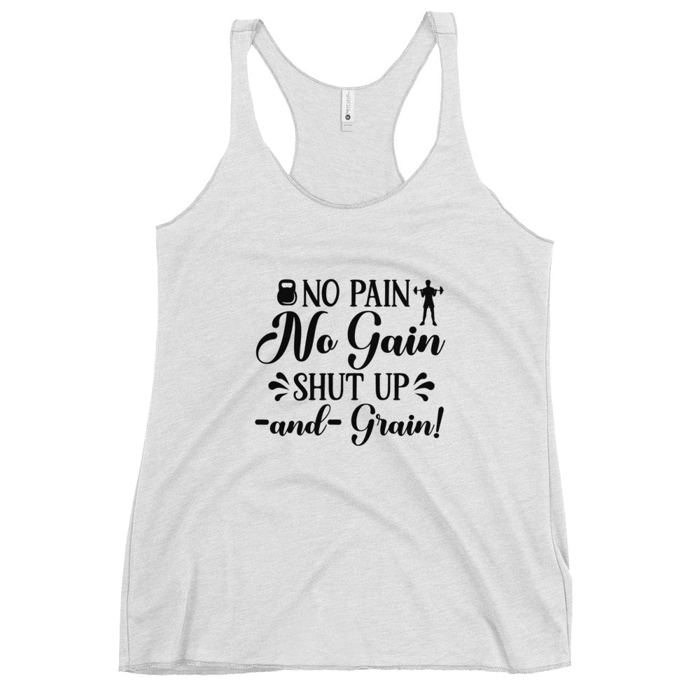 No Pain , No Gain Women's Racerback Tank-Phoenix Styles