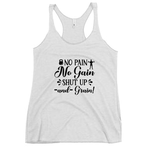 No Pain , No Gain Women's Racerback Tank-Phoenix Styles