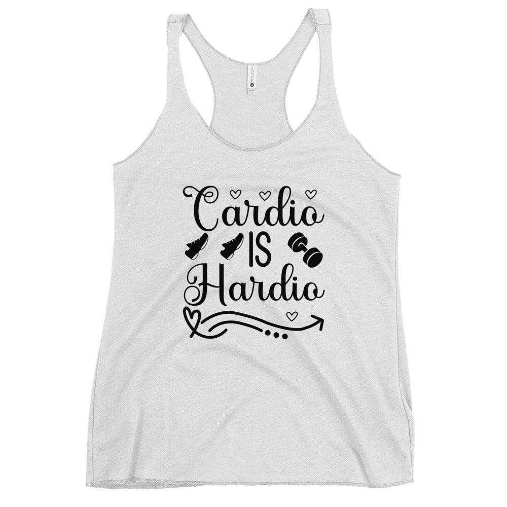 Cardio is Hardio Women's Racerback Tank-Phoenix Styles