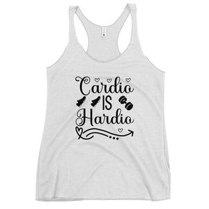 Cardio is Hardio Women's Racerback Tank-Phoenix Styles